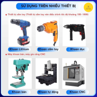 Mũi Khoan Sắt NACHI Chính Hãng (1mm - 5.7mm) – Đa Năng Khoan Thép, Inox, Gỗ Cao Cấp Nhật Bản