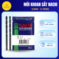 Mũi Khoan Sắt NACHI Chính Hãng (1mm - 5.7mm) – Đa Năng Khoan Thép, Inox, Gỗ Cao Cấp Nhật Bản
