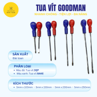 Tua Vít Goodman Cao Cấp Chính Hãng – Đầu Bake Dẹp Size 5mm, Tô Vít Đa Năng Chuyên Dụng