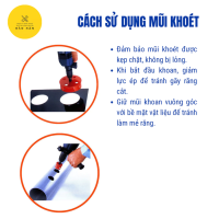Mũi Khoét Lỗ Tròn JMG 16mm-39mm – Mũi Khoan Đa Năng Khoan Sắt, Inox, Nhựa, Gỗ, Phù Hợp Tất Cả Các Vật Liệu
