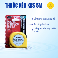 Thước Kéo KDS 5m Chính Hãng – Thước Dây Rút Thép Carbon, Vỏ Nhựa ABS Cao Cấp, Đo Chính Xác