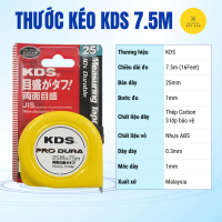  Thước kéo KDS 7.5m chính hãng – Thước dây cuộn thép carbon cao cấp, nhựa ABS chống va đập Nhật Bản