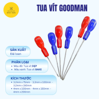Tua Vít Đa Năng Goodman Cao Cấp (3.2mm-4mm), Tuốc Nơ Vít Bake Dẹp, Tô Vít 2 Cạnh 4 Cạnh