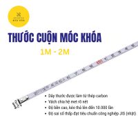Thước kéo móc khóa mini KDS 1m - 2m chính hãng , Thước dây cuộn bỏ túi, nhỏ gọn, tiện lợi