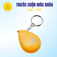 Thước kéo móc khóa mini KDS 1m - 2m chính hãng , Thước dây cuộn bỏ túi, nhỏ gọn, tiện lợi