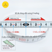 Thước Dán KDS Chính Hãng 1m 2m 5m – Thước Dây Đo Thép Dán Bàn Máy Cắt, Cơ Khí, Mộc Tiện Lợi